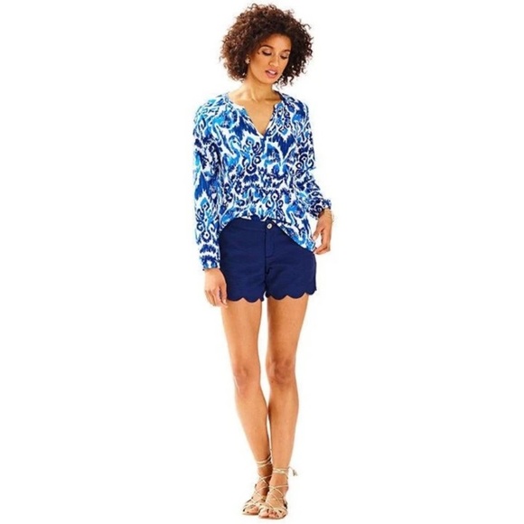 Lilly Pulitzer Buttercup Scallop Short - Picture 9 of 12